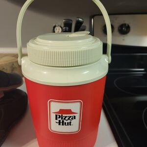 Pizza Hut Logo Vintage 1980’s 1/2 Gallon Water Cooler Thermos Jug Gott